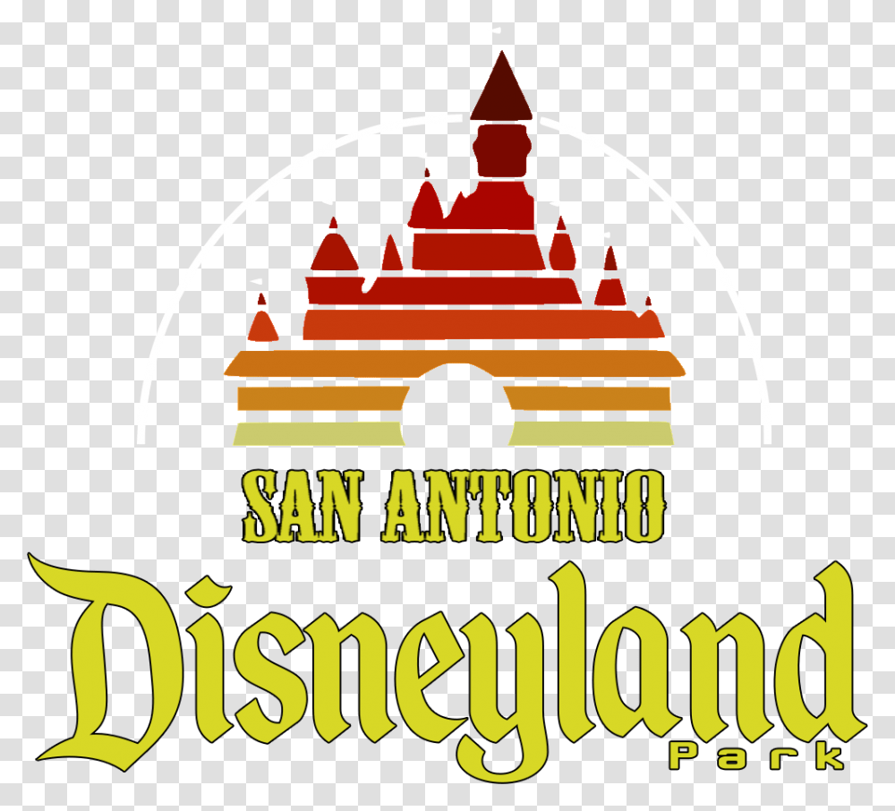 San Antonio Disneyland Logo San Antonio Disneyland Park, Outdoors, Architecture, Building Transparent Png