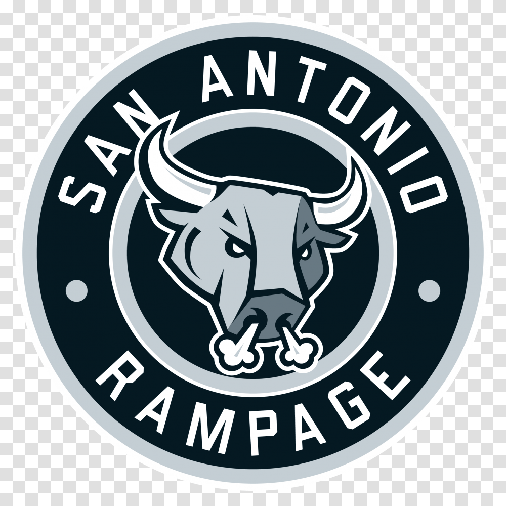 San Antonio Rampage Paname Brewing Company Logo, Emblem, Mammal, Animal Transparent Png