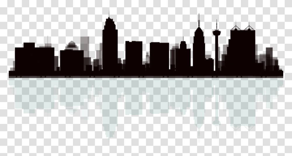 San Antonio Skyline, Urban, Tree, Minecraft Transparent Png