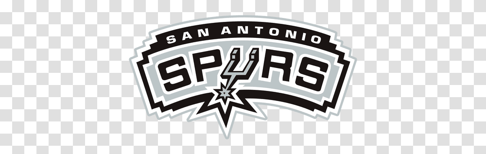 San Antonio Spurs Logo Emblem, Text, Label, Number, Symbol Transparent Png