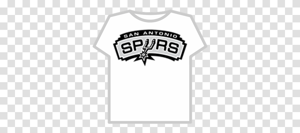 San Antonio Spurs Logo Roblox Feed The World T Shirt, Clothing, Apparel, T-Shirt, Jersey Transparent Png