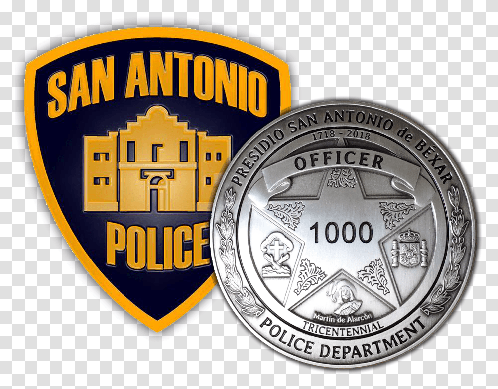 San Antonio Texas Police Badges, Logo, Trademark, Clock Tower Transparent Png