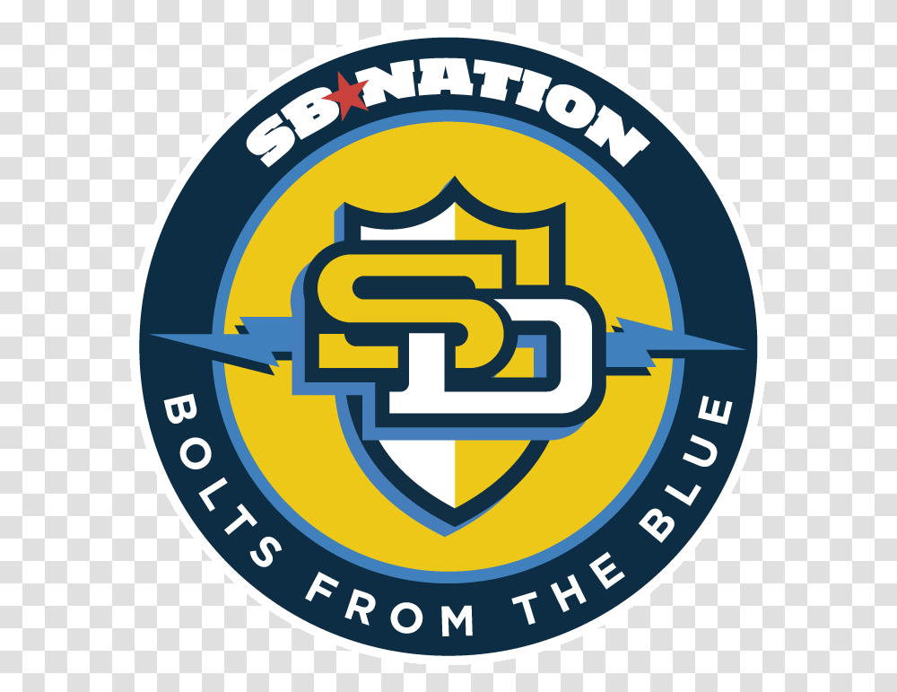 San Diego Chargers Blog Bolts From The Blue Nba Sb Nation Logo, Trademark, Emblem Transparent Png
