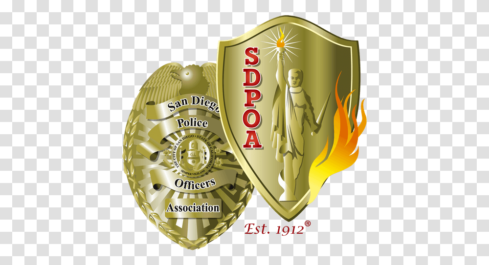 San Diego Padres 1st Le Night Of 2019 San Diego Police Officers Association, Logo, Symbol, Trademark, Badge Transparent Png