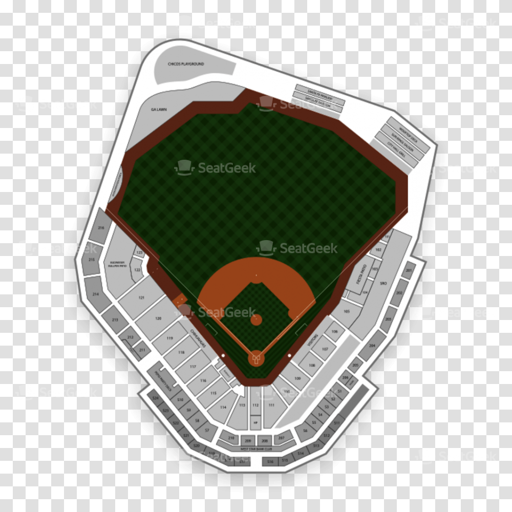 San Diego Padres Seating Chart, Field, Building, Arena, Team Sport Transparent Png