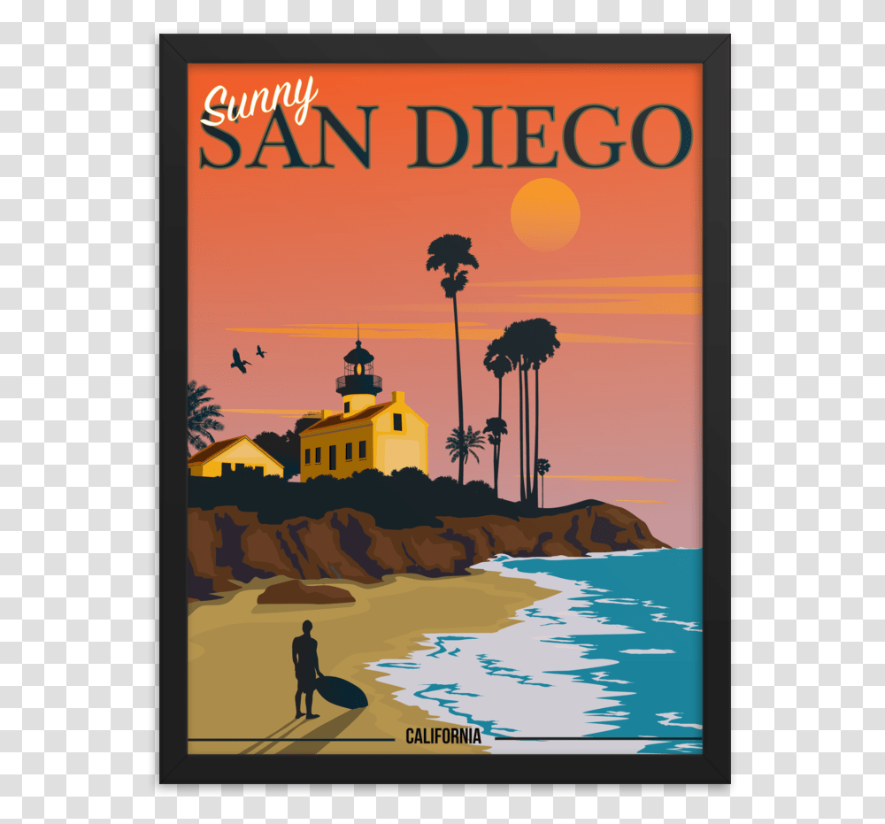 San Diego, Poster, Advertisement, Person, Outdoors Transparent Png