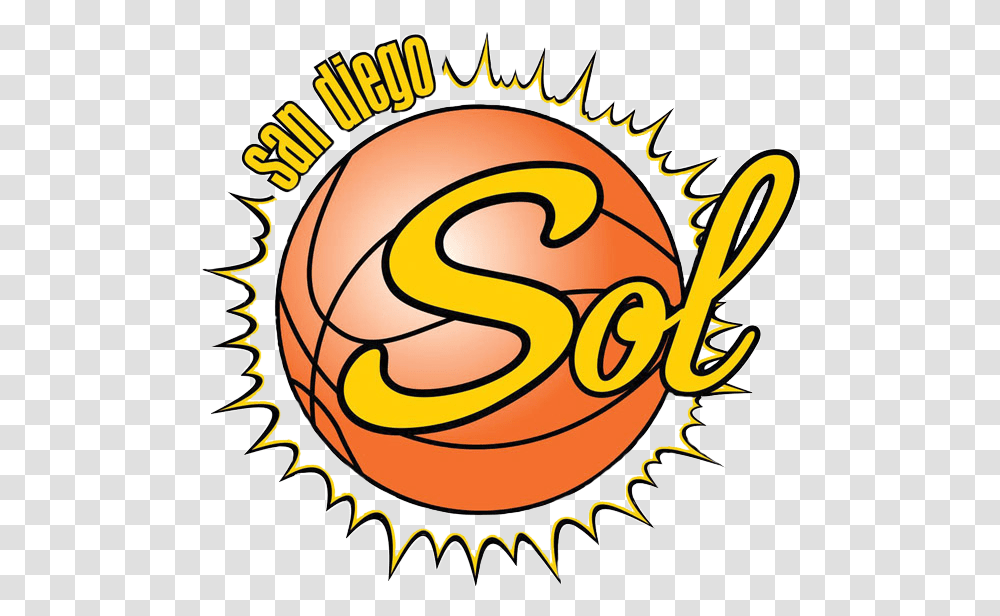 San Diego Sol Basketball For All Your Basketball Needs San Diego Sol Basketball, Logo, Symbol, Trademark, Label Transparent Png