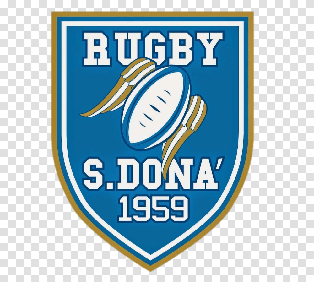 San Dona Rugby Logo Rugby San Don, Shield, Armor, Trademark Transparent Png