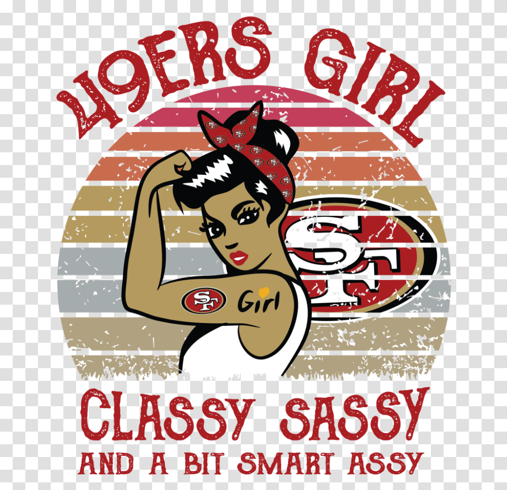 San Francisco 49ers Nfl Svg Football San Francisco 49ers Girl, Poster, Advertisement, Flyer, Paper Transparent Png