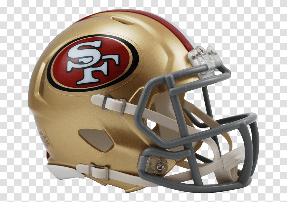 San Francisco 49ers Speed Mini Helmet 49ers Helmet, Apparel, Football Helmet, American Football Transparent Png
