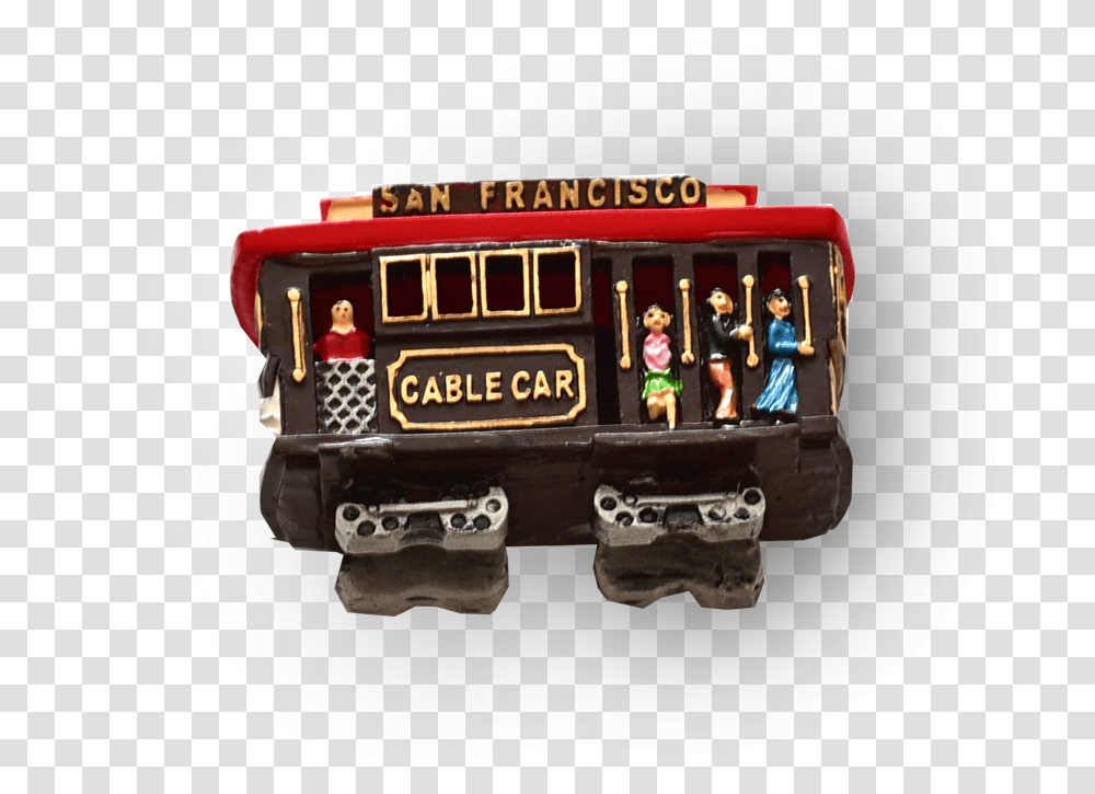 San Francisco Cable Car Souvenir Train, Person, Human, Fire Truck, Vehicle Transparent Png