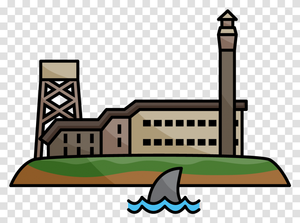 San Francisco Callifornia Ferry Building Emoji Icon, Architecture, Power Plant, Meal, Housing Transparent Png