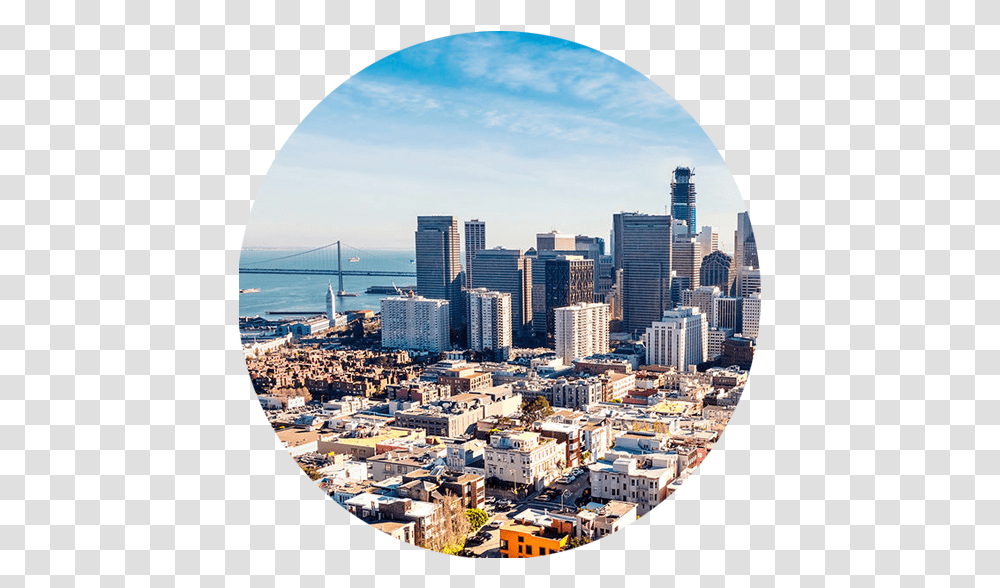 San Francisco, City, Urban, Building, Town Transparent Png