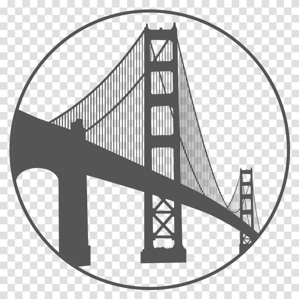 San Francisco Gate Vector, Building, Bridge, Suspension Bridge Transparent Png