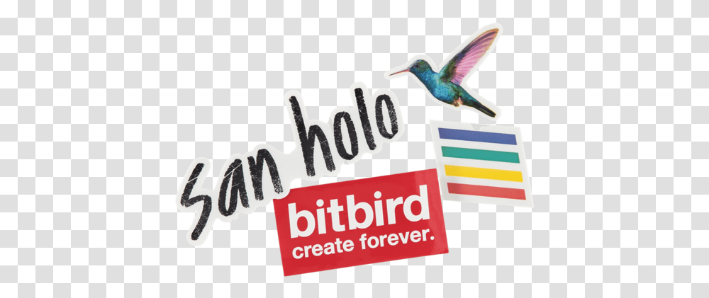 San Holo Sticker Pack Calligraphy, Bird, Animal, Text, Flag Transparent Png