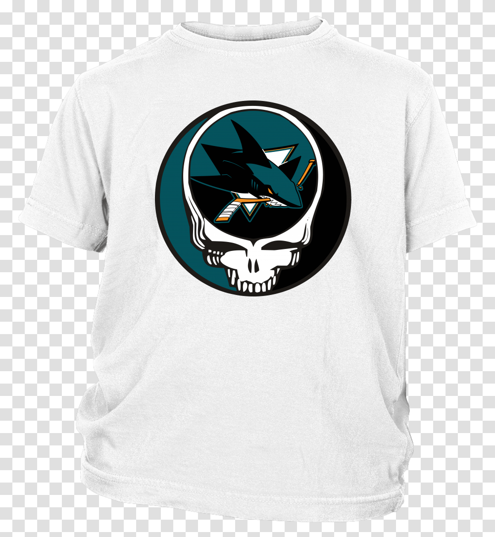 San Jose Sharks Grateful Dead Steal Your Face Hockey Grateful Dead Steal Your Face, Apparel, T-Shirt Transparent Png