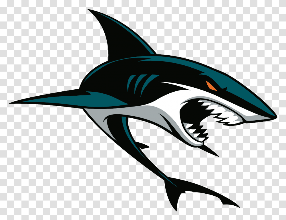 San Jose Sharks Logo And Symbol San Jose Sharks New Logo, Sea Life, Animal, Fish, Graphics Transparent Png