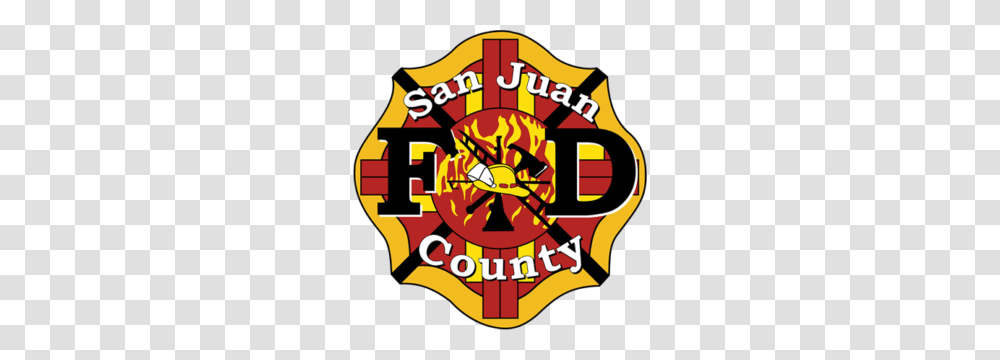 San Juan County Fire Department Serving A Stronger Community, Logo, Badge Transparent Png