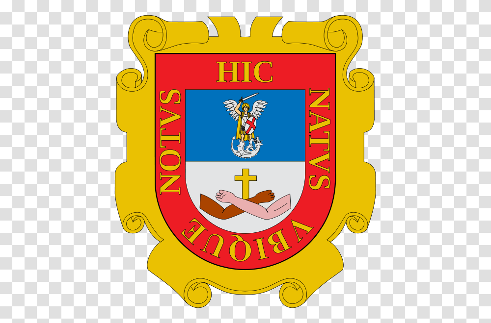 San Miguel Arcngel En El Escudo De San Miguel Allende San Miguel De Allende, Logo, Trademark, Badge Transparent Png