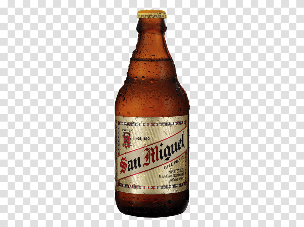 San Miguel San Miguel Beer Pale Pilsen, Alcohol, Beverage, Drink, Bottle Transparent Png