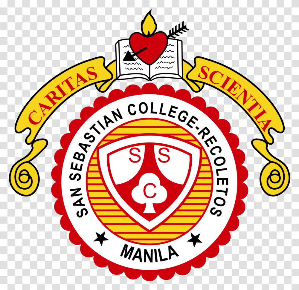 San Sebastian College Recoletos De Manila, Logo, Trademark, Dynamite Transparent Png