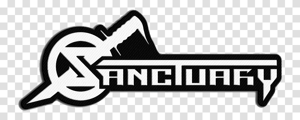 Sanctuary Logo Patches Sanctuary Band Logo, Symbol, Trademark, Label, Text Transparent Png