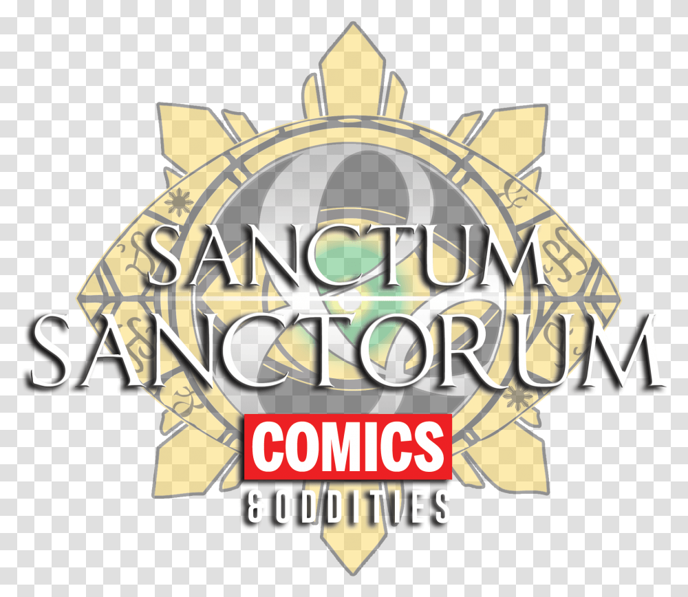 Sanctum Sanctorum Comics Oddities Llc Language, Logo, Symbol, Text, Paper Transparent Png