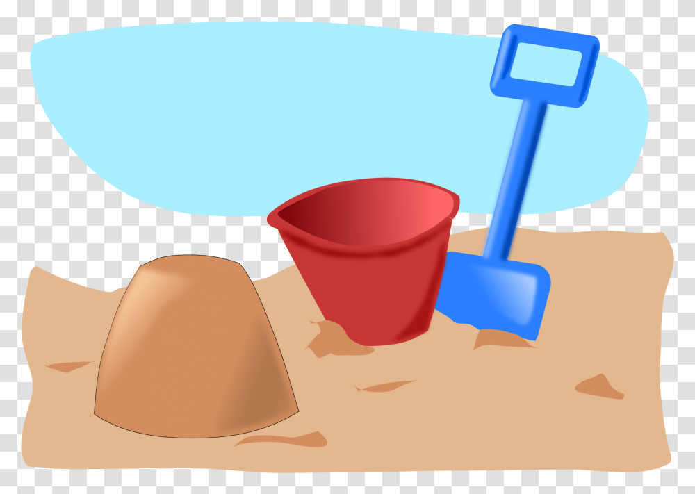 Sand Castle Clip Art Beach Clip Art, Tool, Shovel, Bucket Transparent Png