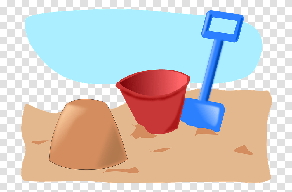 Sand Castle Clip Art, Shovel, Tool, Bucket Transparent Png
