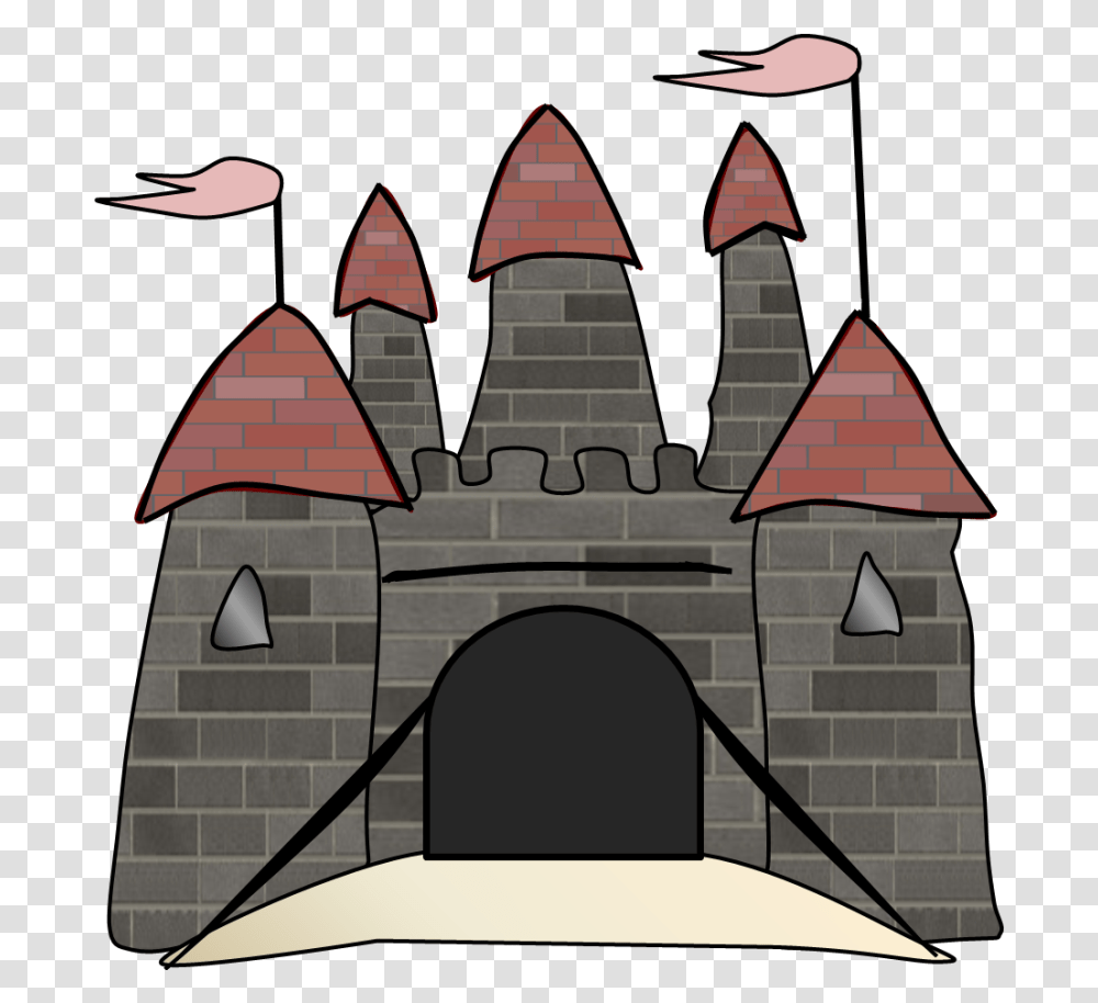 Sand Castle Clipart Animated, Architecture, Building, Triangle, Arched Transparent Png