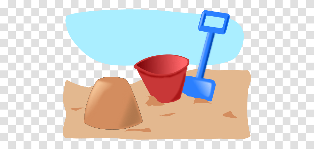Sand Castle Clipart Simple, Tool, Shovel, Bucket Transparent Png