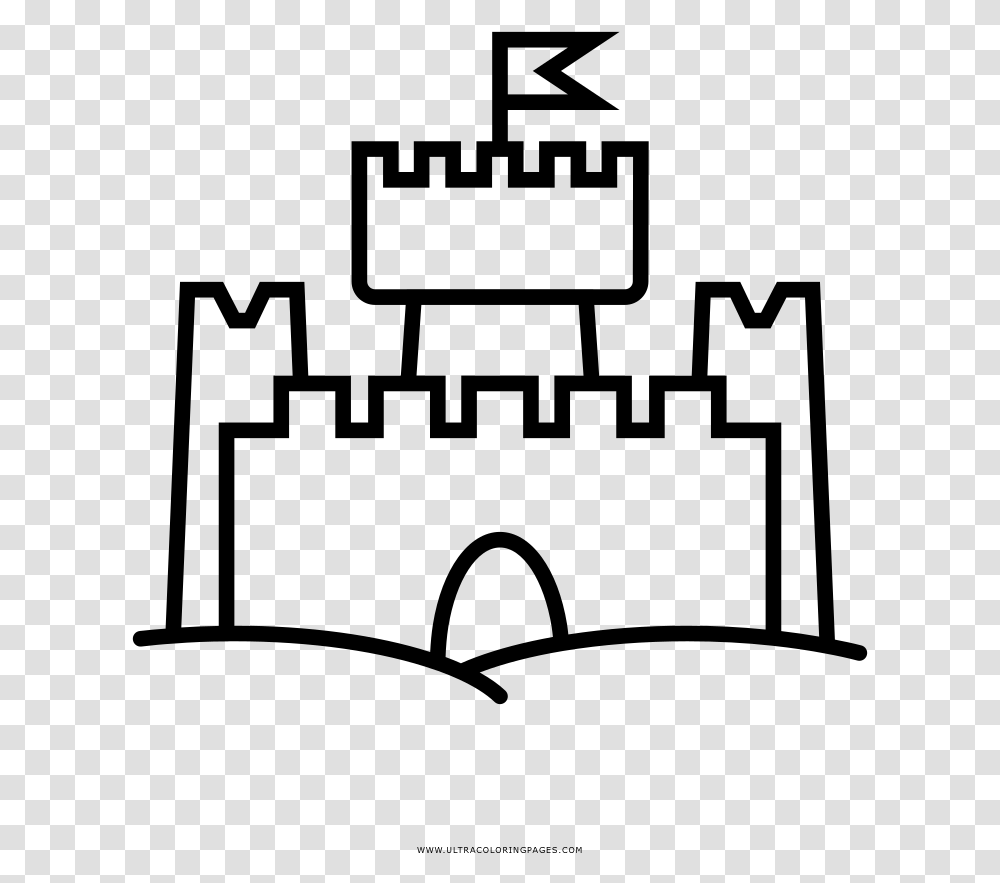 Sand Castle Coloring, Gray, World Of Warcraft Transparent Png