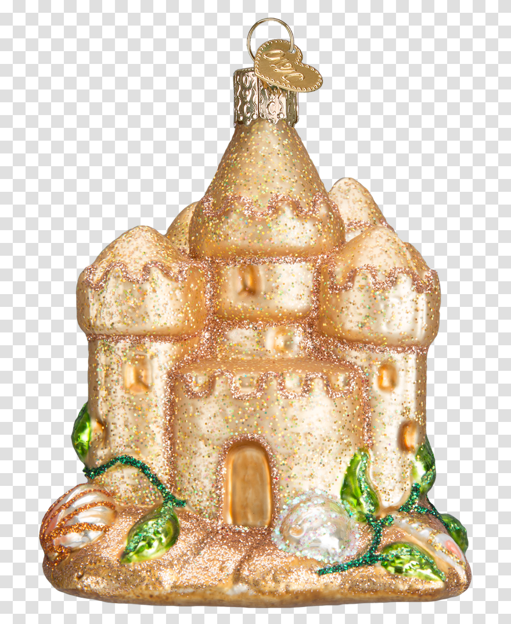 Sand Castle Glass Ornament Illustration, Figurine, Food, Sweets, Treasure Transparent Png