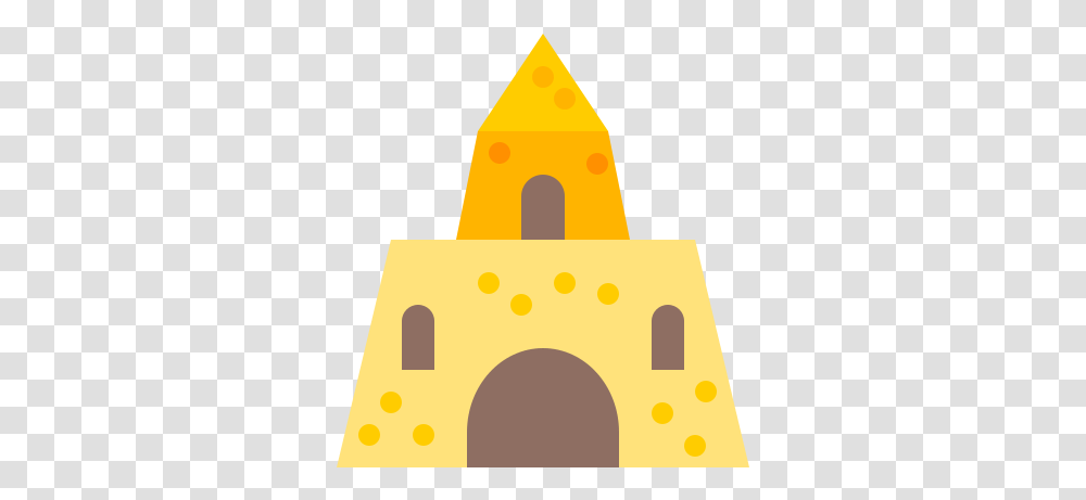 Sand Castle Icon Sand Art And Play, Triangle Transparent Png