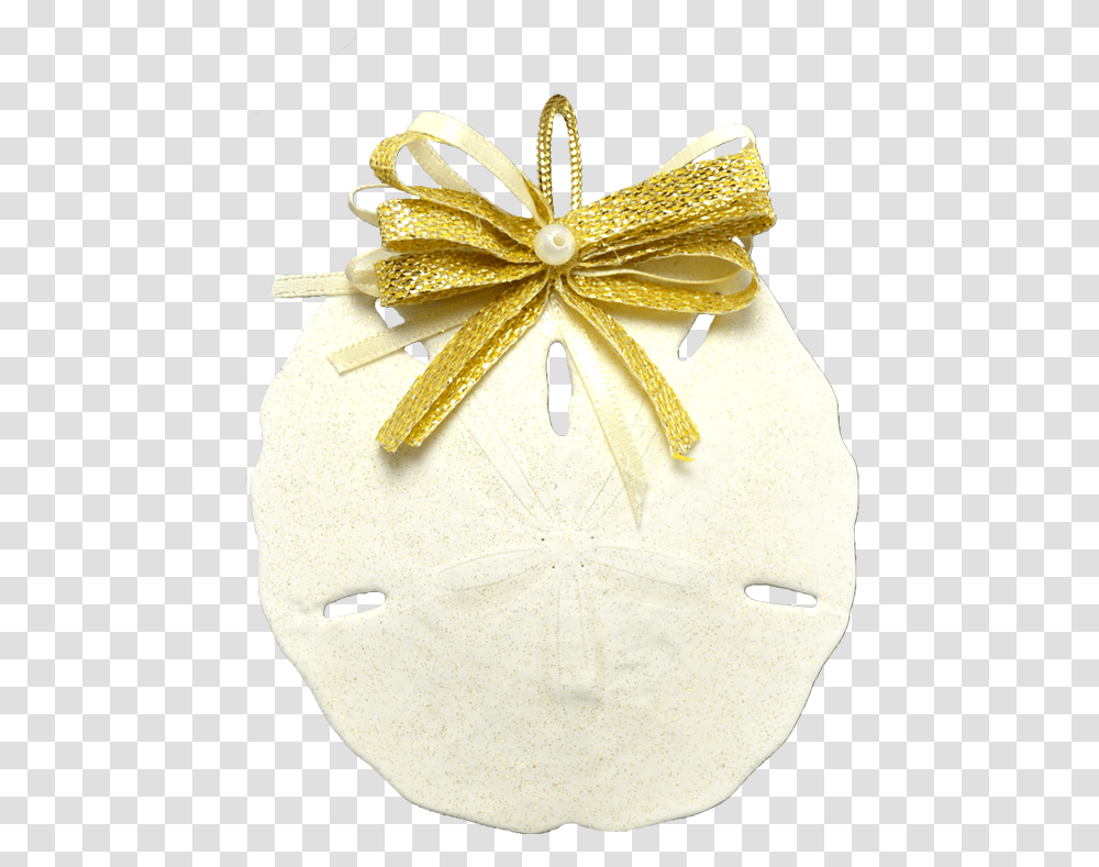 Sand Dollar Christmas Holidays Ornament Insect, Invertebrate, Animal, Treasure, Gold Transparent Png