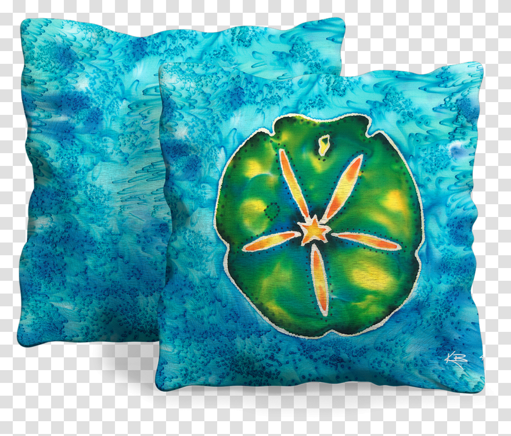 Sand Dollar Pillow Cushion, Plant, Painting, Art, Land Transparent Png