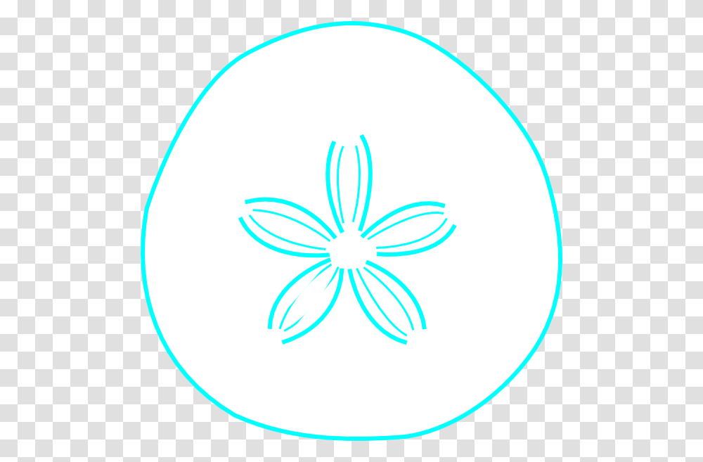 Sand Dollar Teal Clip Art, Plant, Flower, Pattern Transparent Png