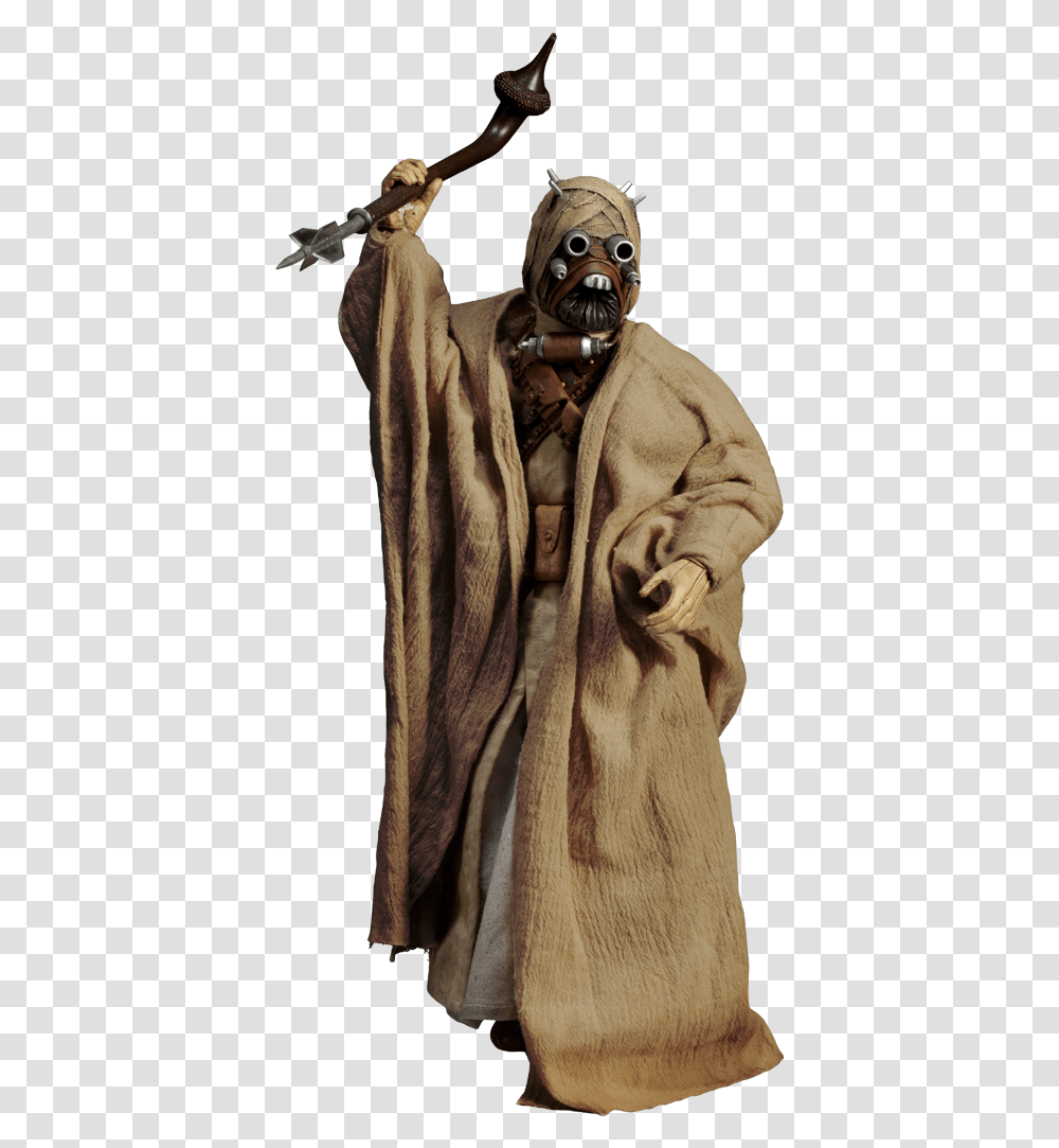 Sand People 5 Image Star Wars Sand People, Clothing, Apparel, Coat, Person Transparent Png