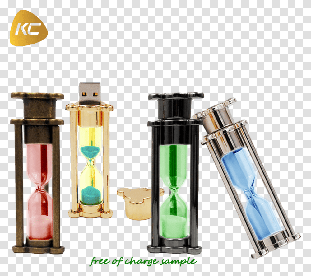 Sand Timer Hourglass Gift 2019 Novelty Usb Flash Disk Cosmetics Transparent Png