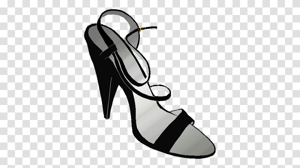 Sandal Clipart Black High Heel, Apparel, Shoe, Footwear Transparent Png