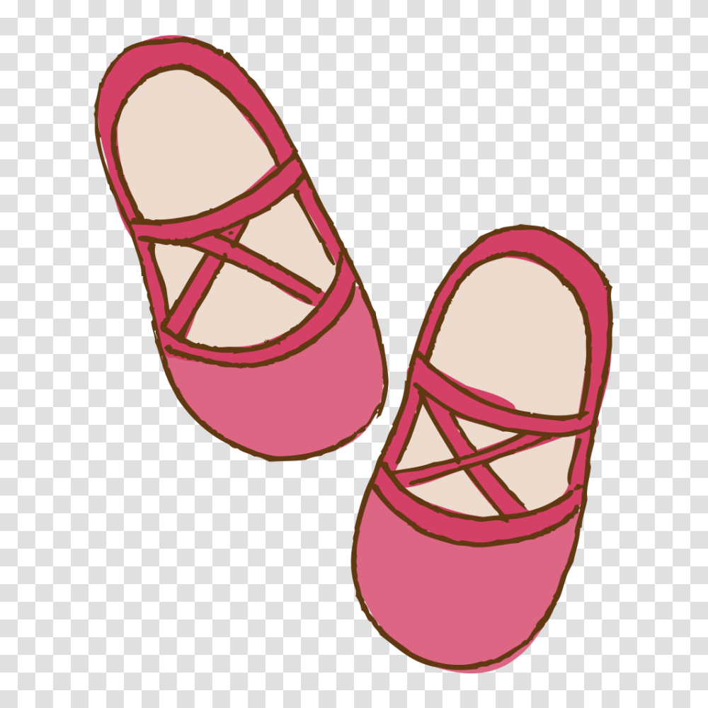 Sandal Clipart Pink Slipper, Apparel, Footwear, Shoe Transparent Png