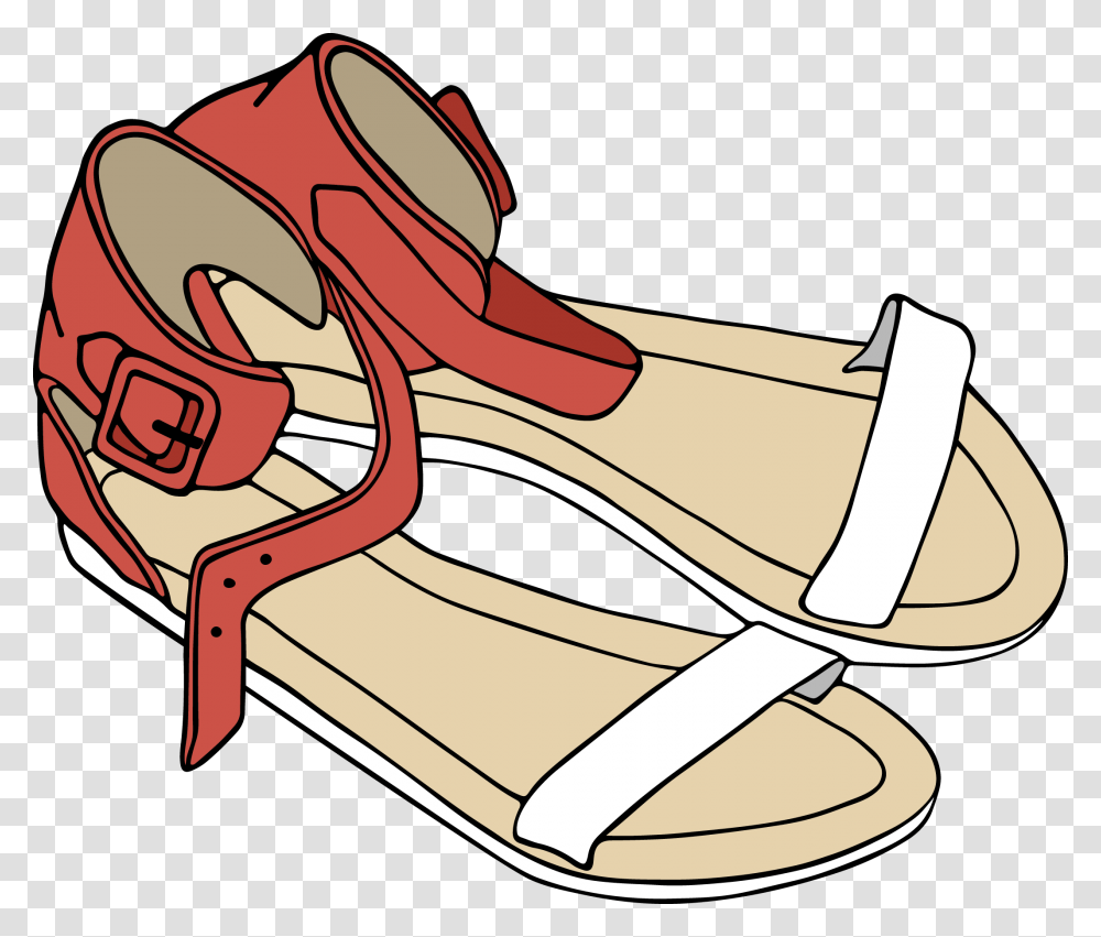 Sandal Clipart Vector, Apparel, Footwear, Shoe Transparent Png