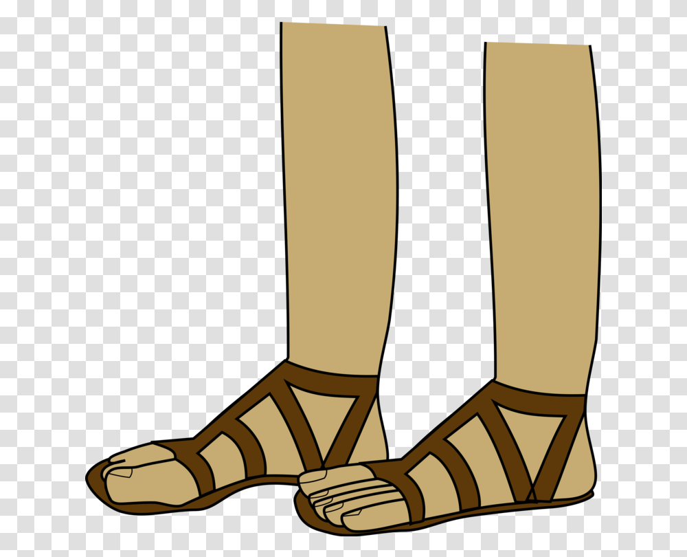 Sandal Drawing Shoe Foot Flip Flops, Apparel, Footwear Transparent Png