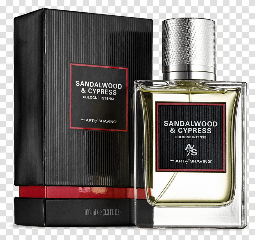 Sandalwood And Cypress Cologne 100ml The Art Of Shaving Cologne Intense, Bottle, Cosmetics, Perfume, Aftershave Transparent Png