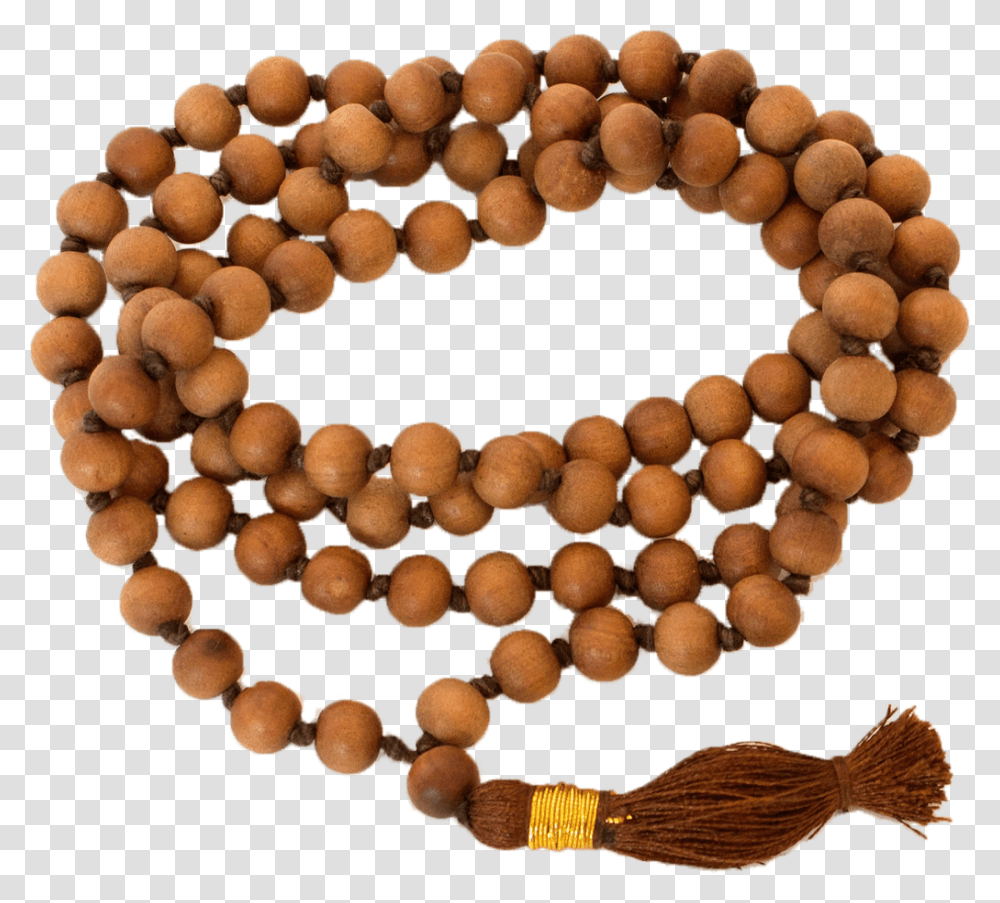 Sandalwood Knotted Mala Bead, Accessories, Accessory, Bead Necklace, Jewelry Transparent Png