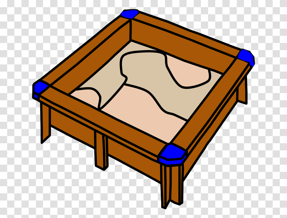 Sandbox Square Blue Seats Brown Wood, Furniture, Table, Tabletop, Building Transparent Png