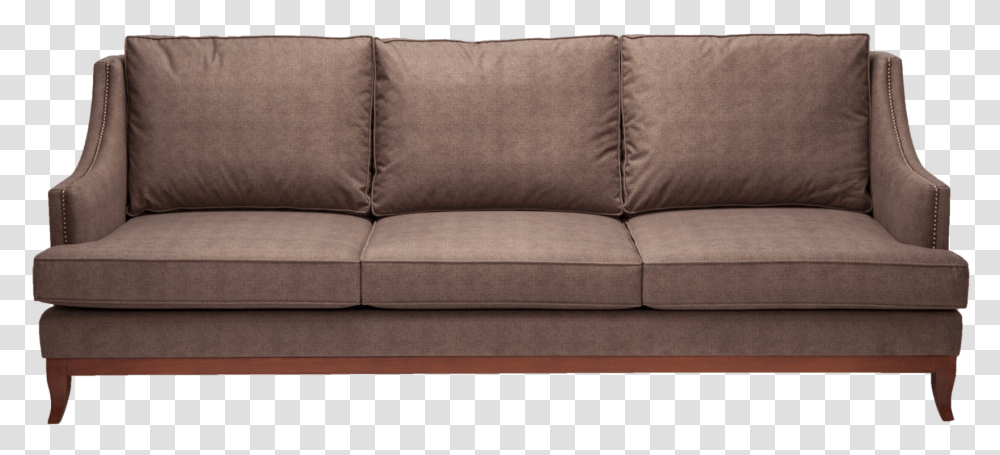 Sander Nail Head Sofa Loveseat, Couch, Furniture, Home Decor, Cushion Transparent Png