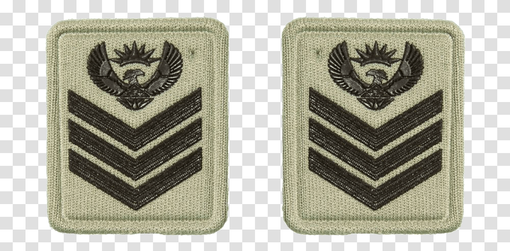 Sandf Rank Insignia Staff Sergeant Embossed Badge Staff Sergeant Rank Sandf, Passport, Document, Rug Transparent Png