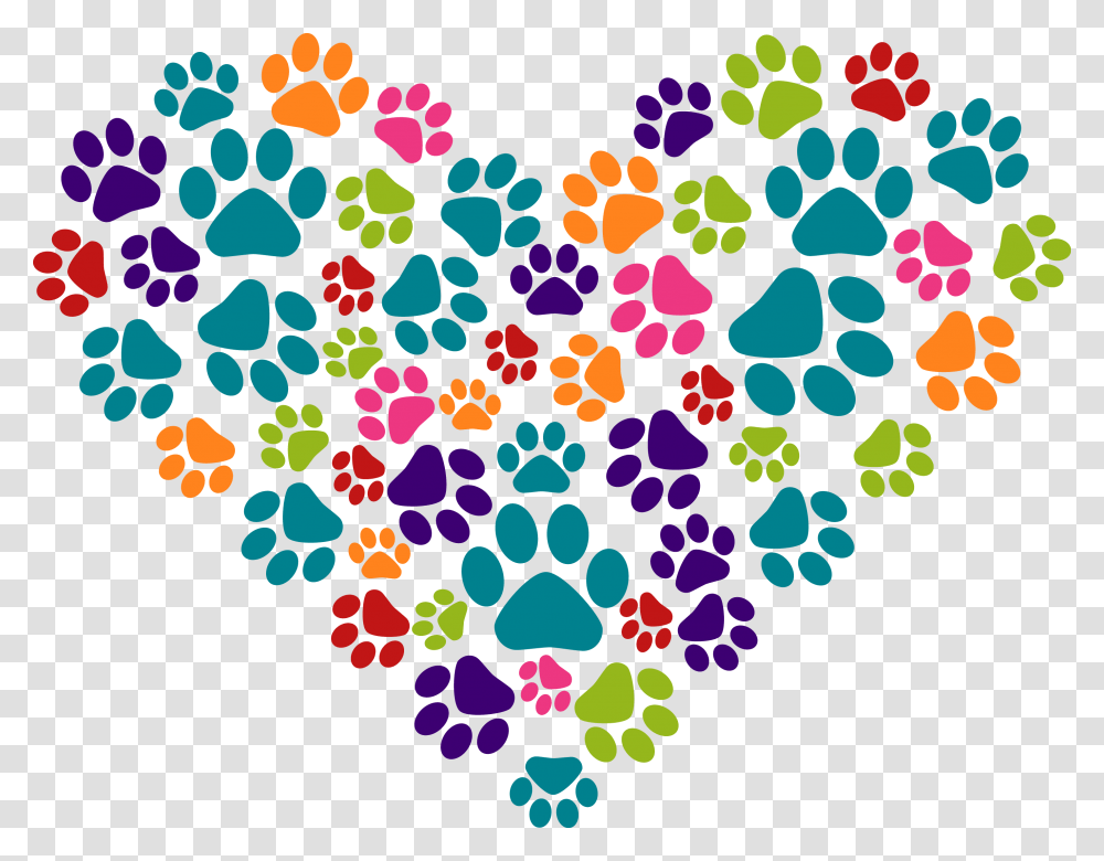 Sandia Animal Clinic Logo Heart, Pattern, Floral Design, Fractal Transparent Png
