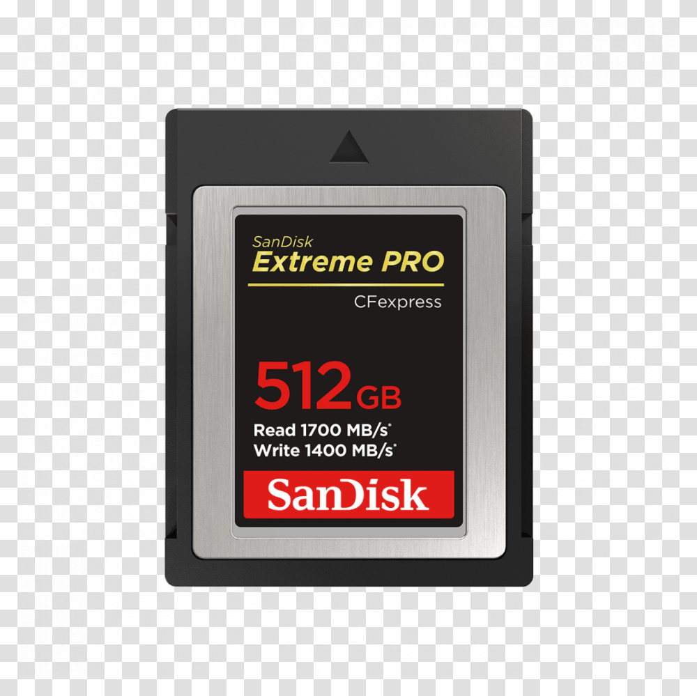 Sandisk Extreme Pro Cfexpress Card Type B Sandisk Cfexpress, Electronics, Wristwatch, Bottle, GPS Transparent Png